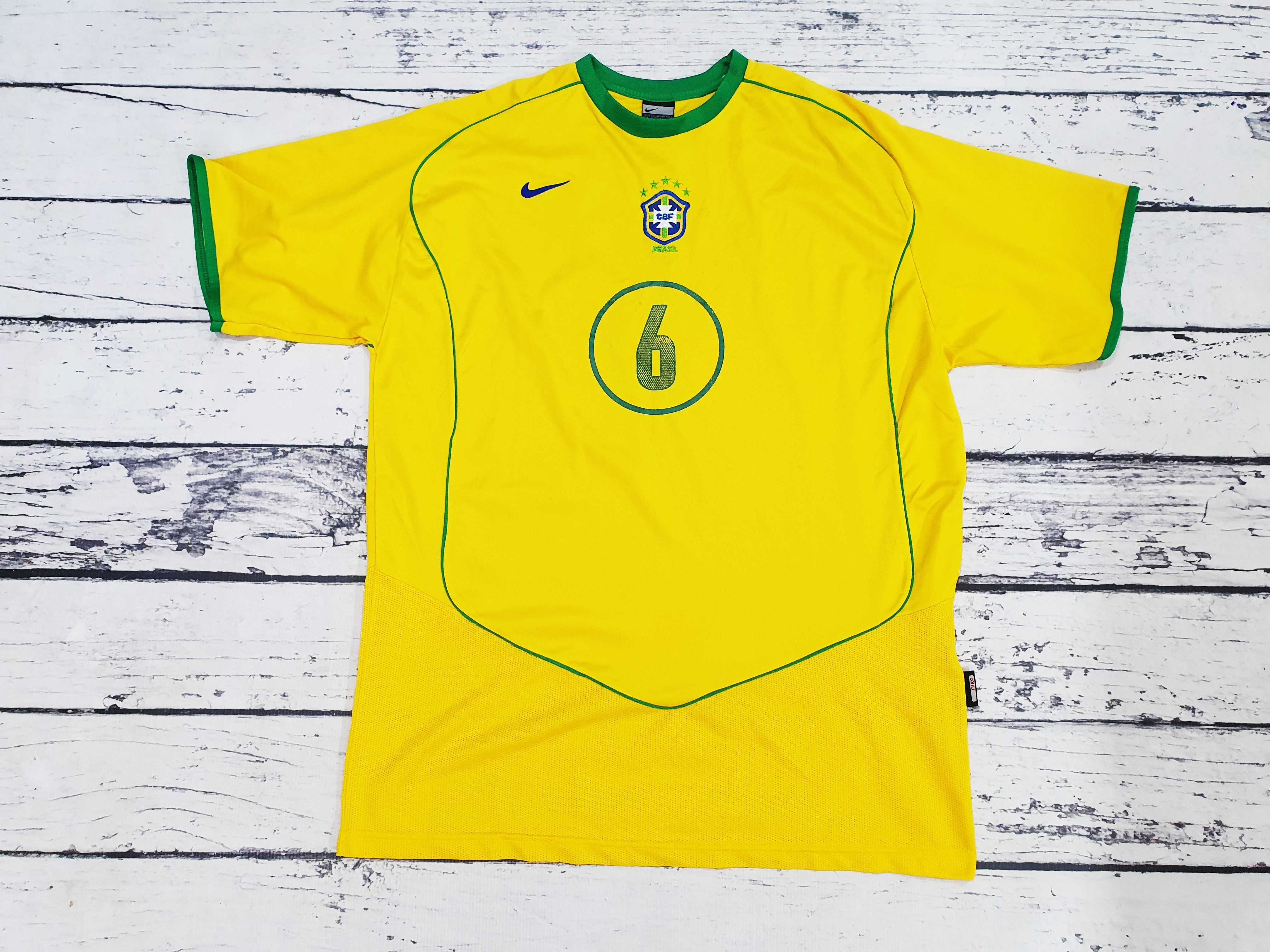 NIKE * Brazylia * 6' ROBERTO CARLOS * koszulka * męska * XL