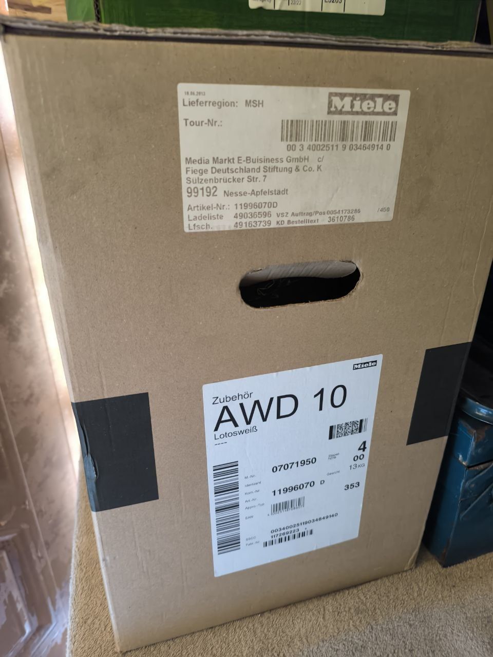 Pralka MIELE W5000 supertronic dozownik