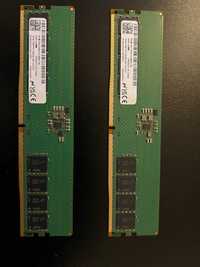 RAM DDR5 32 GB DIMM Micron 2x16 gb