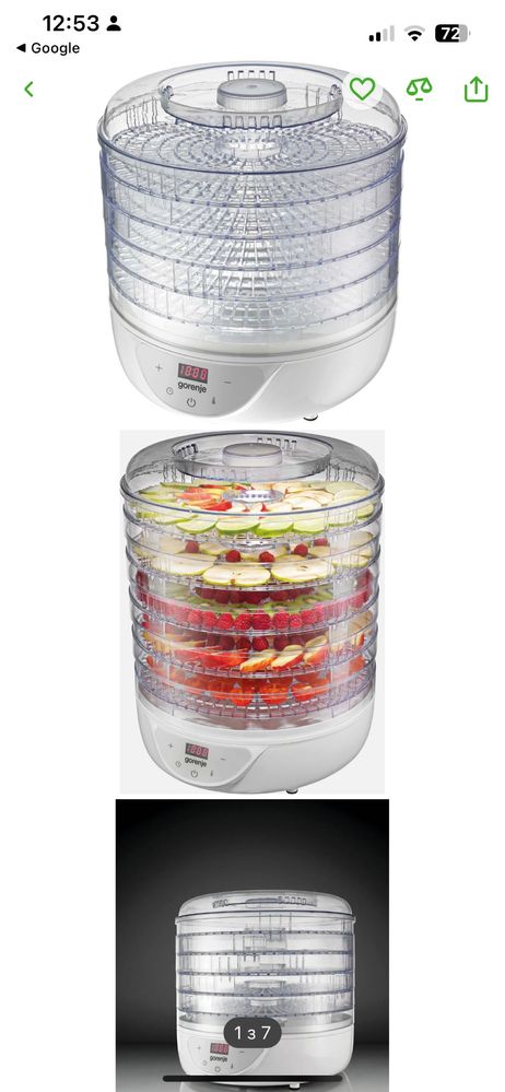 Сушарка ,сушка для фруктів та овочів Gorenje FDK24DW