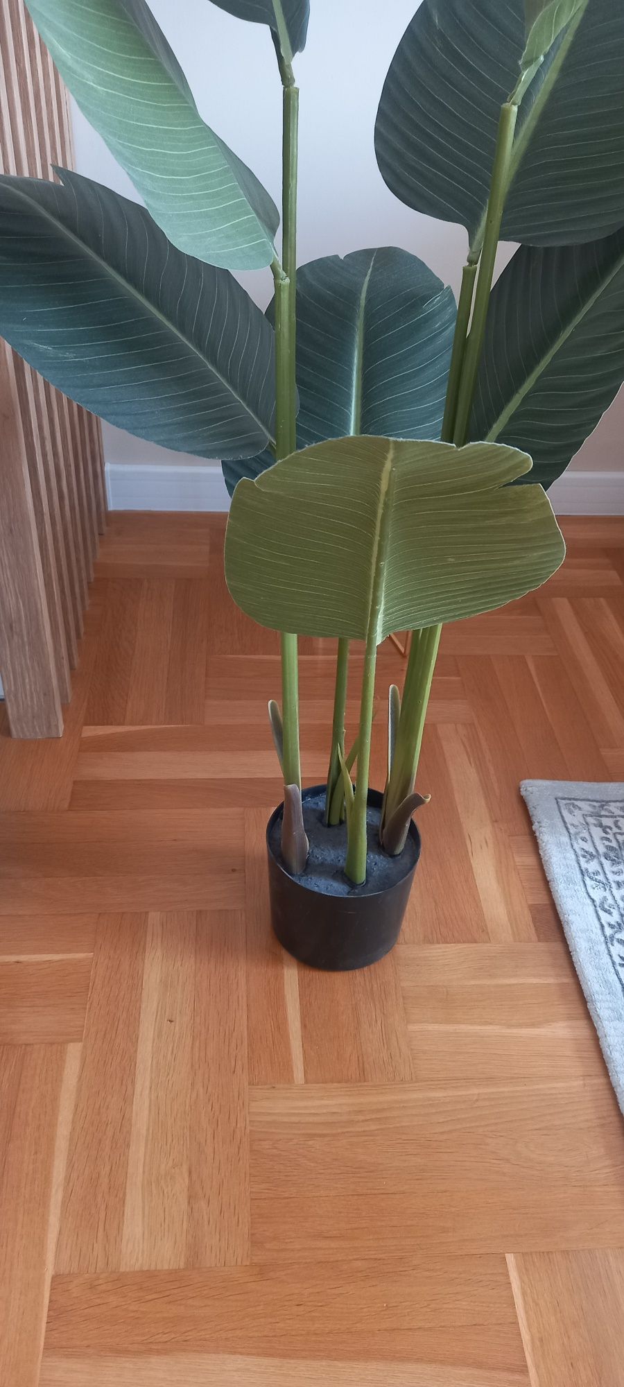 Kwiat kwiatek sztuczny jysk ikea fejka homla glamour bananowiec 120 cm