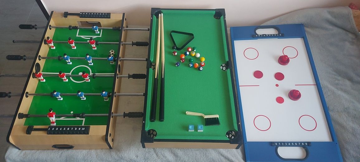 Piłkarzyki,tenis stołowy, bilard,cymbergaj  4 w 1