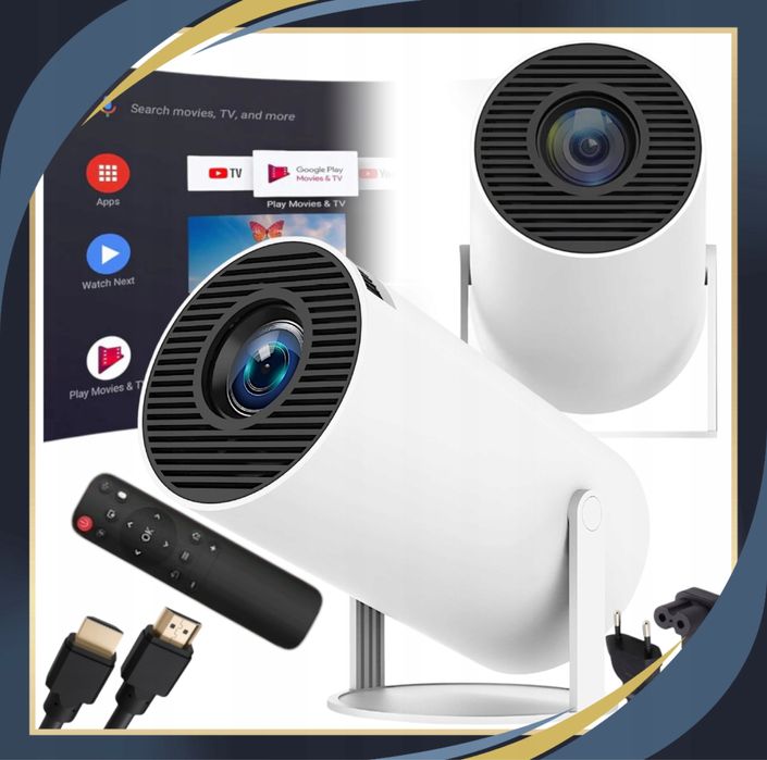 Projektor Rzutnik Android Tv WiFi 130 Cali 4K Full Hd Pilot Hy300