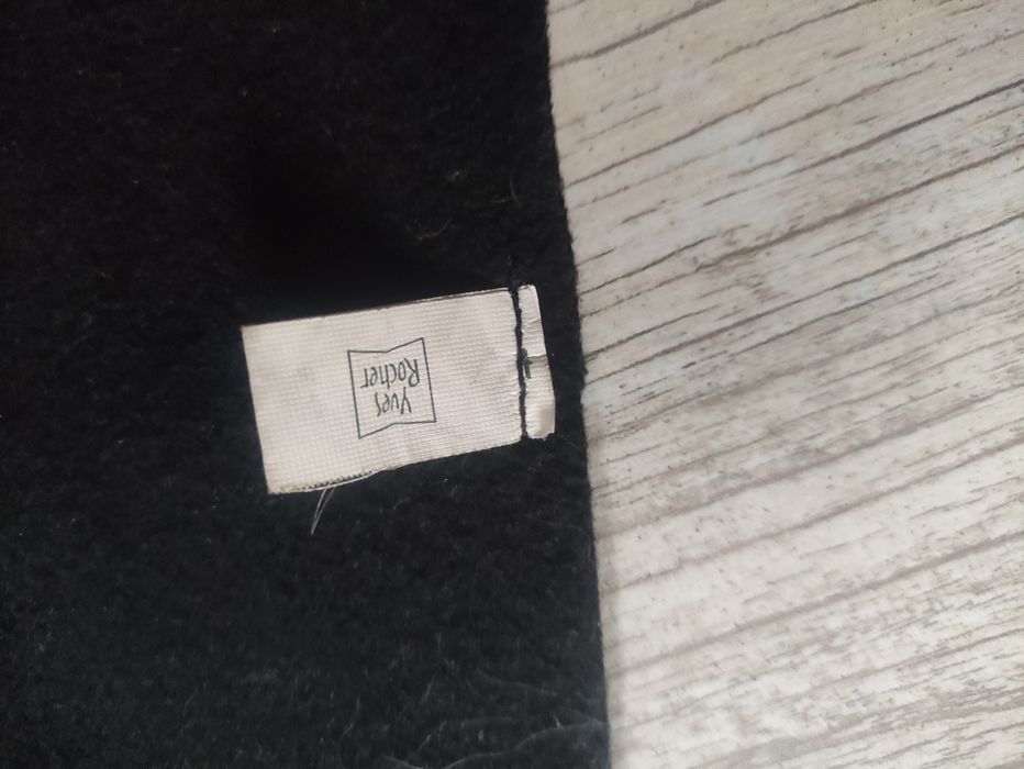 Szalik polarowy czarny Yves Roche