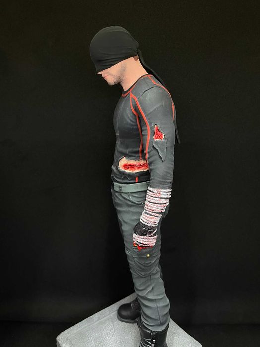 Ręcznie malowana Figurka Daredevil Charlie Cox, 35 cm, Wydruk 8k