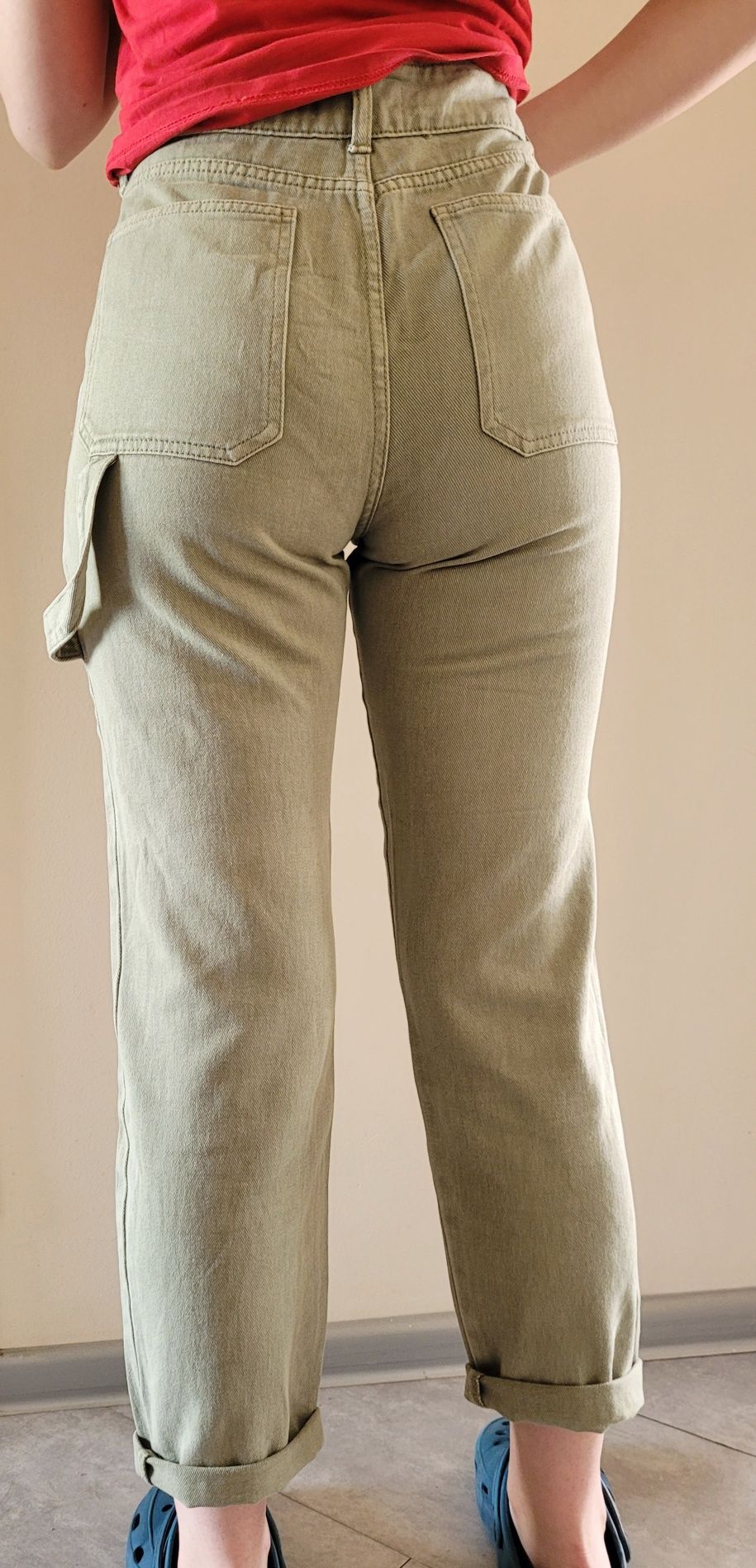 spodnie sinsay r.38/40 khaki