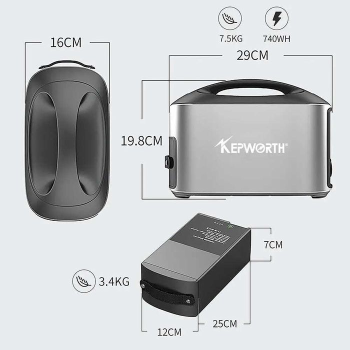 Зарядна станція KEPWORTH 740 PRO + 2 додаткові батареї В КОМПЛЕКТІ !!!