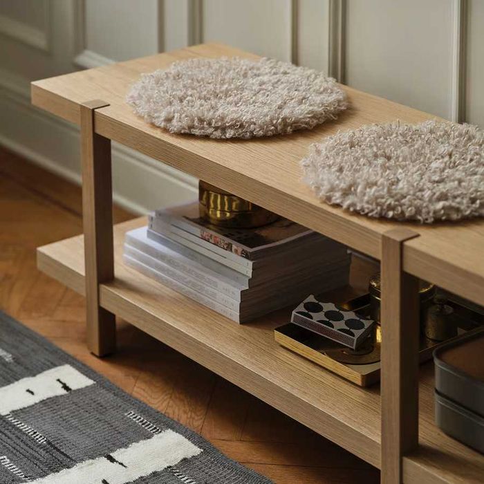 STOCKHOLM 2025 Regał/ławka, okl dęb, 180x41x44 Ikea Nowa