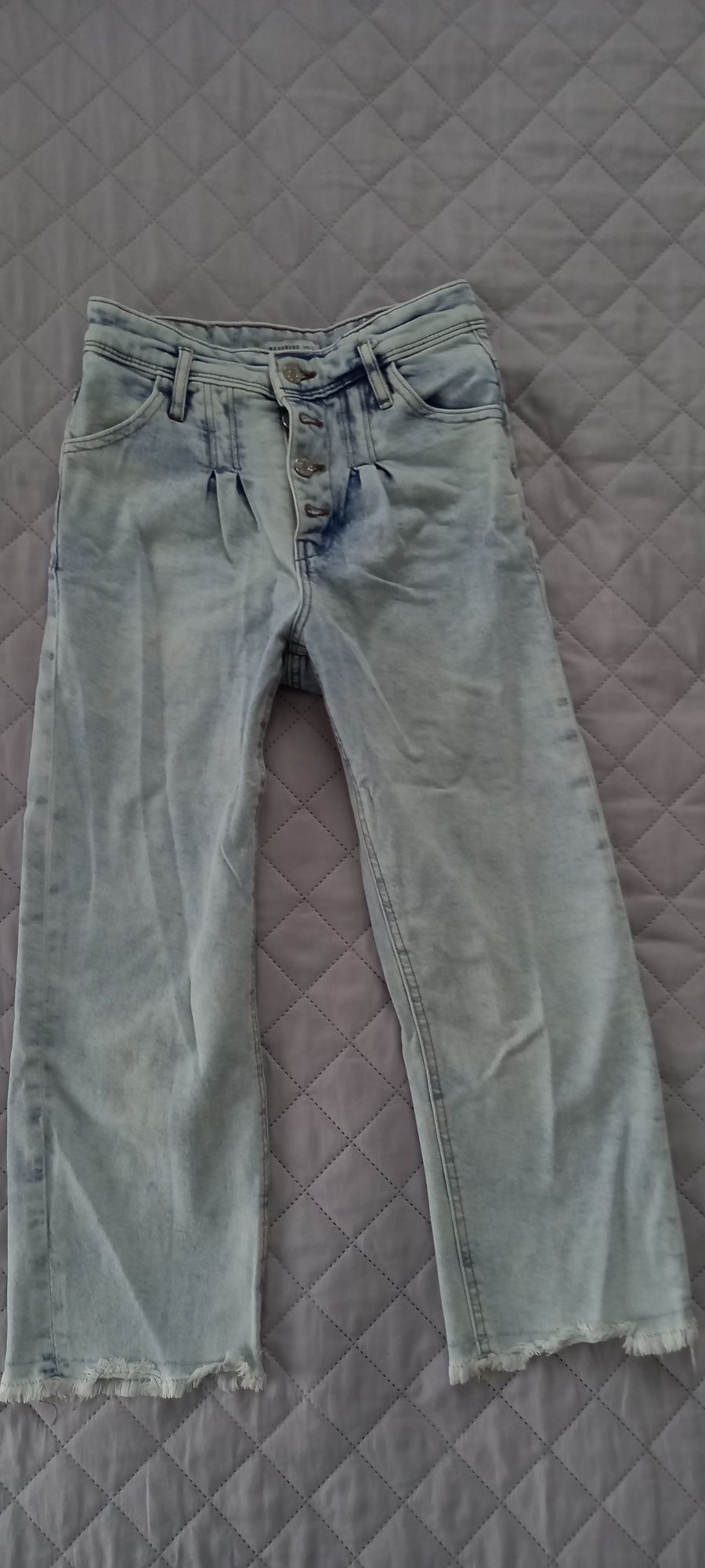 Jeansy culotte kuloty Reserved 140