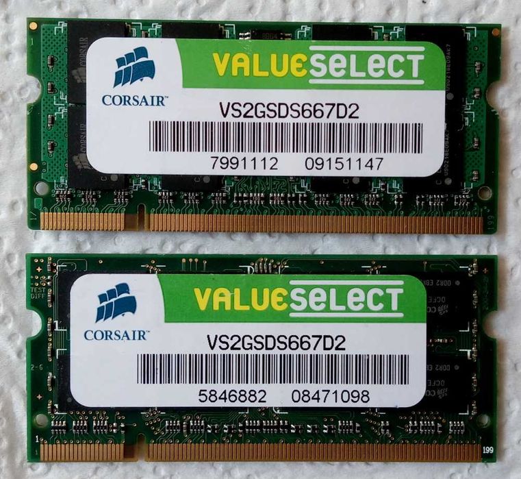 2+2 Gb DDR2-667 Corsair