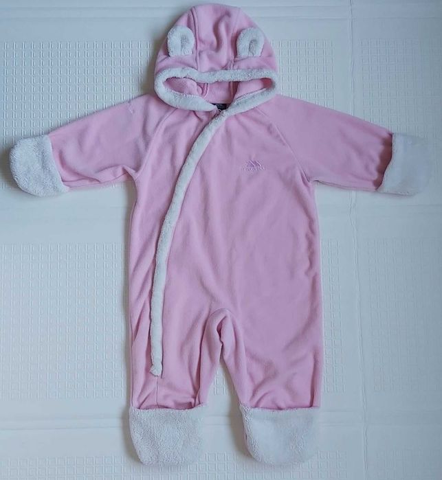 Флисовый Ромпер Человечек на девочку 1.5-2 года