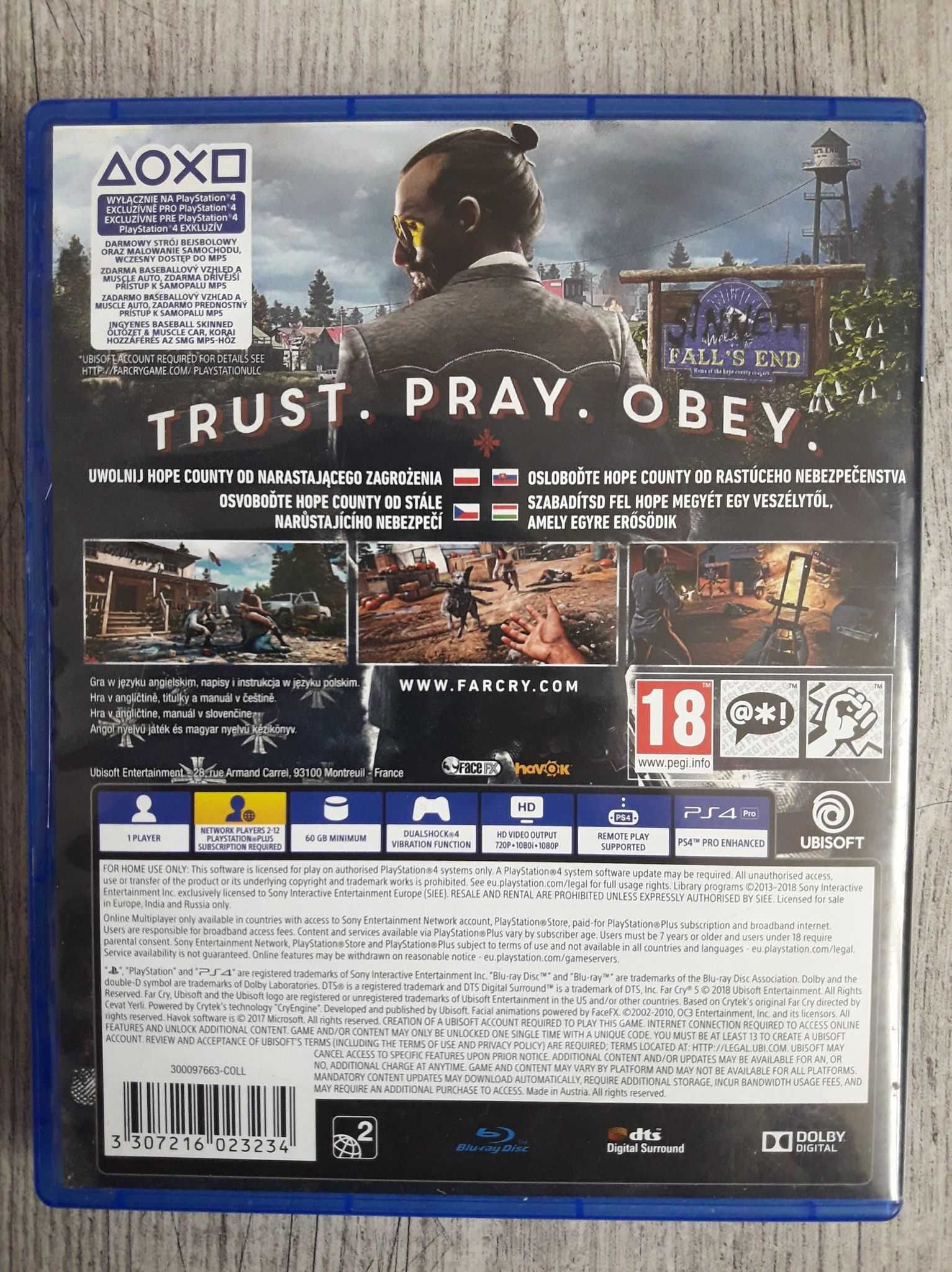 Gra Far Cry 5 PS4/PS5 Polska Wersja Playstation