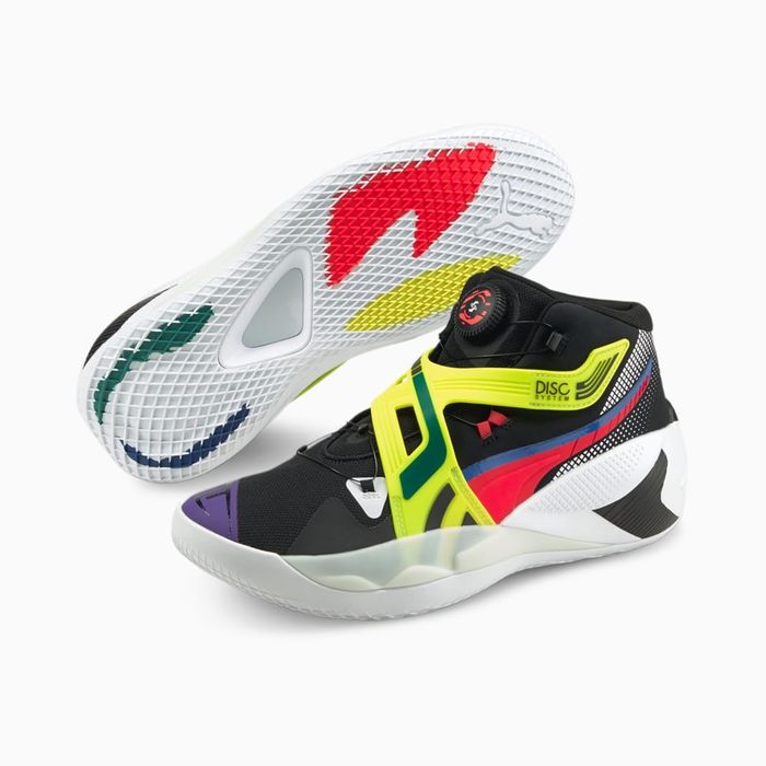 Кросівки кроссовки Puma Disc Rebirth Black Yellow Alert