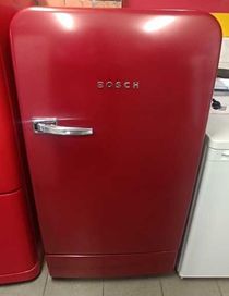 Niemiecka lodówka w stylu retro BOSCH kl A+ / wys 127 cm