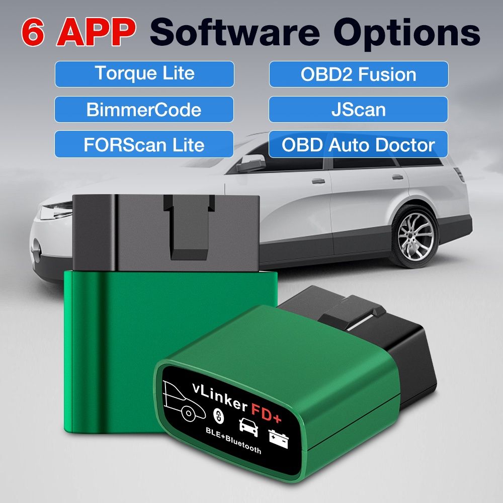 Автосканер ELM327 v1.5 OBD2 vLinker MC+ vLinker BM+/FD FS Ford /TESLA