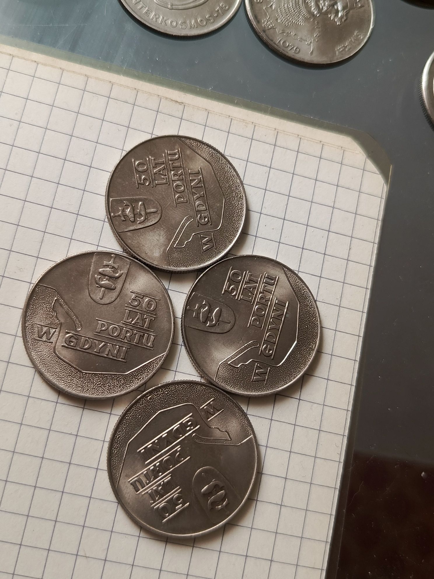 50 lat portu w Gdyni zestaw stare monety moneta PRL 10 zł 1972