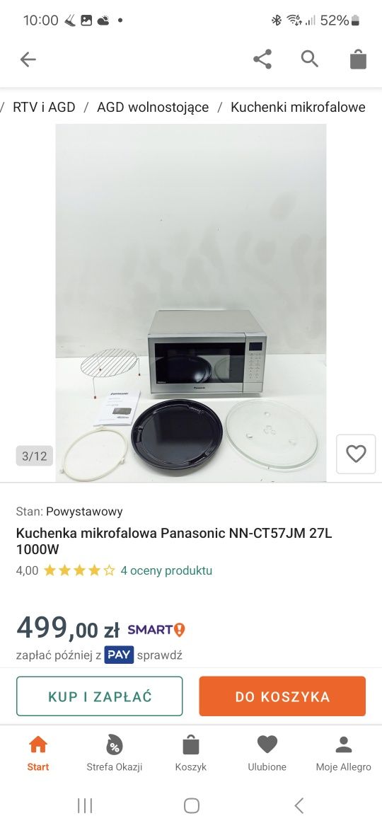 kuchenka mikrofalowa panasonic nn CT57JM