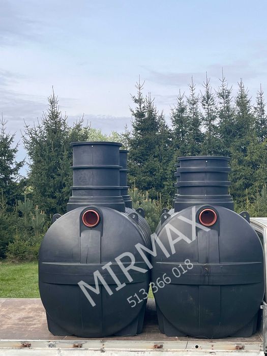 Biologiczna przydomowa oczyszczalnia ścieków 3000l 4-6os z drenażem