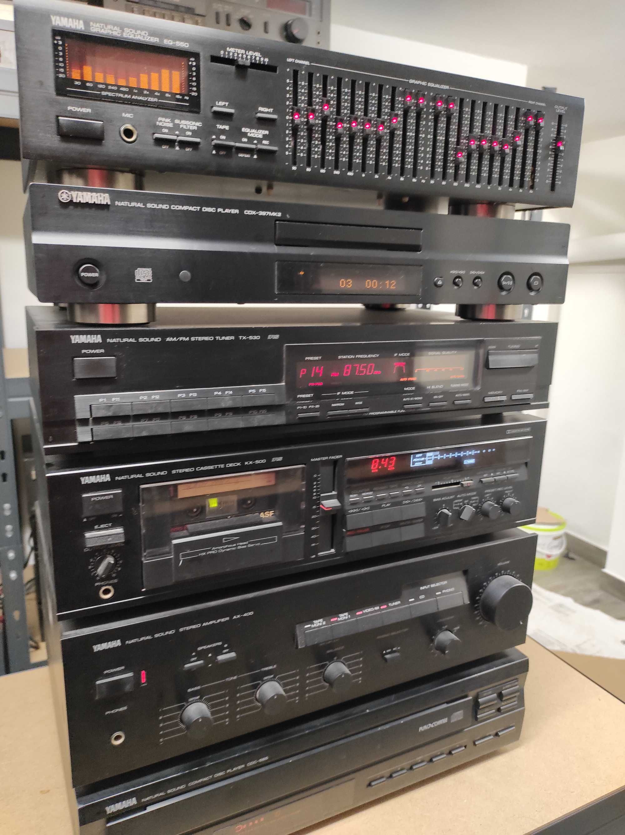 Zestaw yamaha CDC-565, AX-400, KX-500, TX-530, CDX397MK2