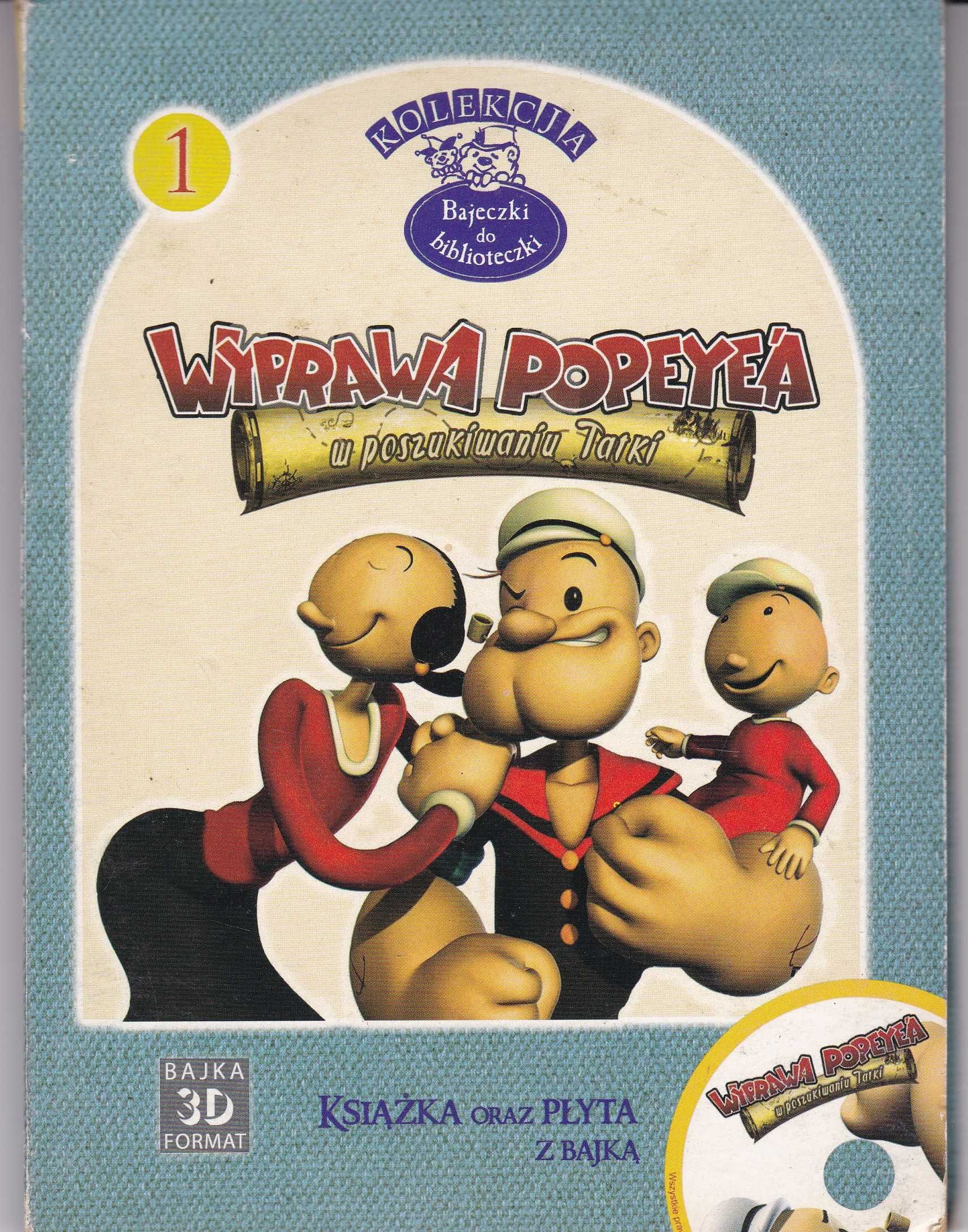 Wyprawa Popeyea - W poszukiwaniu tatki .DVD + książka