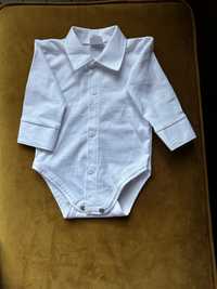 Body koszulowe niemowlęce białe
