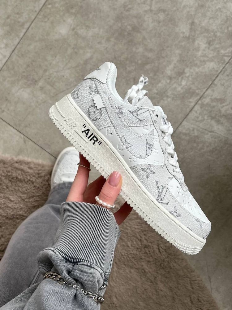 Sneakersy Nike Air Force x Louis Vuitton grey