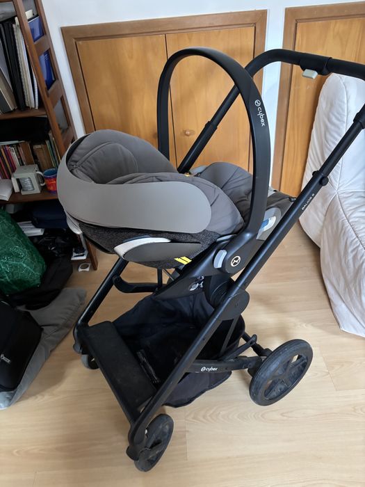 Conjunto Cybex Balios S - Ovo, cadeira e base Isofix