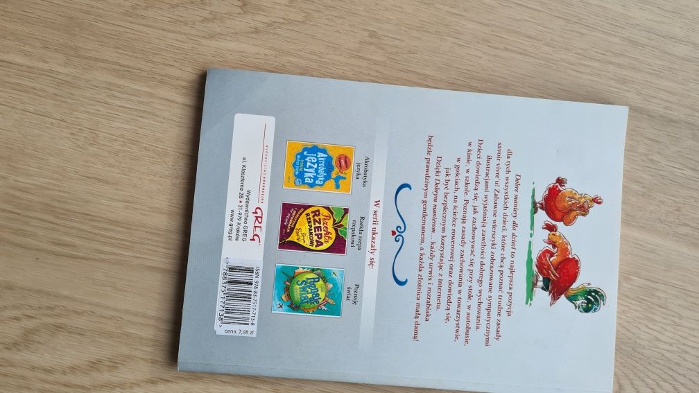 Książka Dobre Maniery dla dzieci