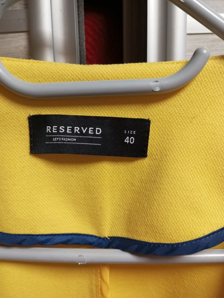 Marynarka żółta kanarkowa Reserved