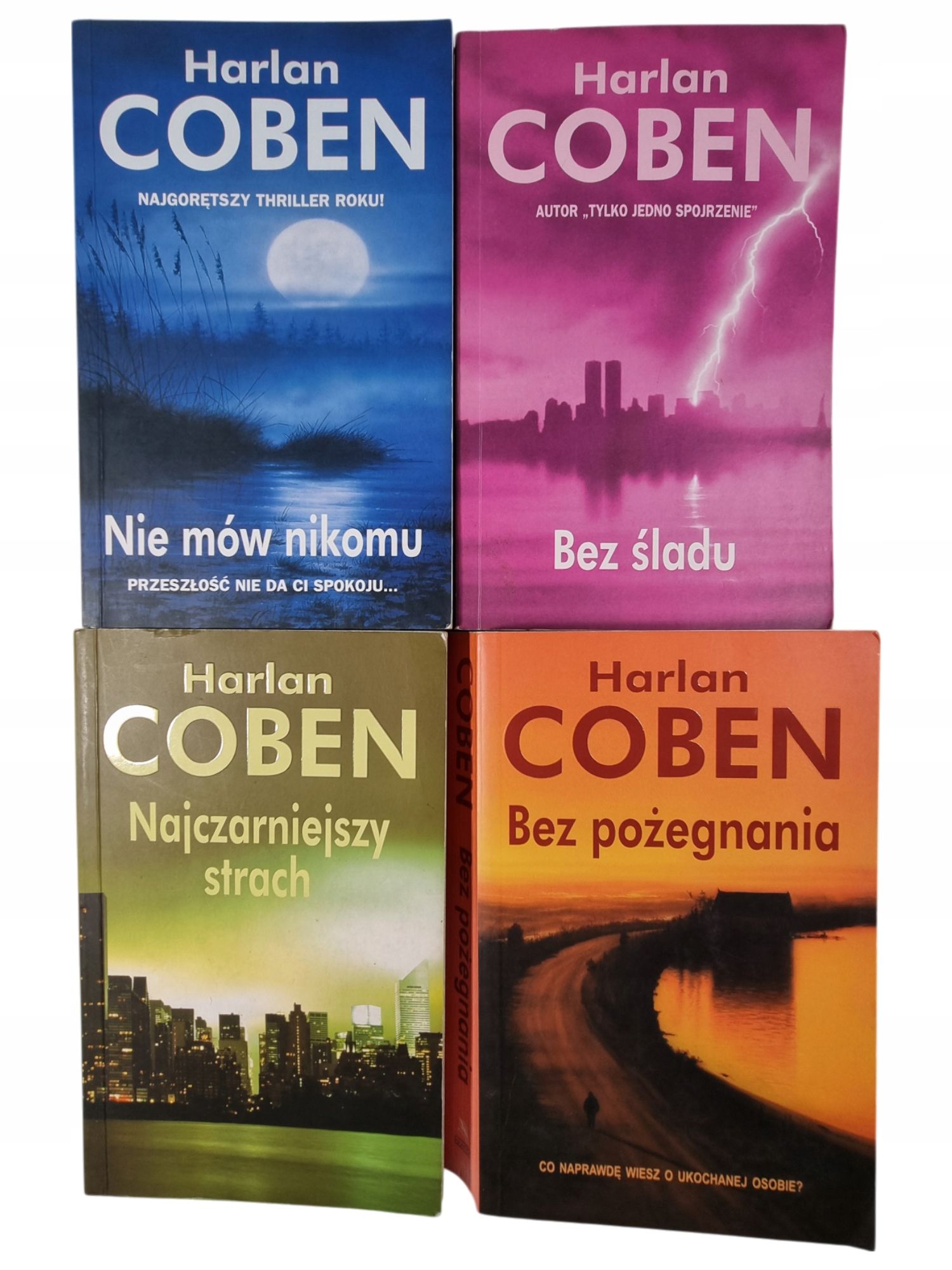 Harlan Coben / zestaw 4 książek / Kryminał