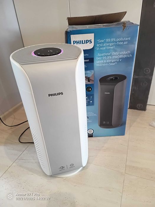 45m2 Oczyszczacz nawilżacz powietrza Philips Dual Scan AC2959/53 380m3