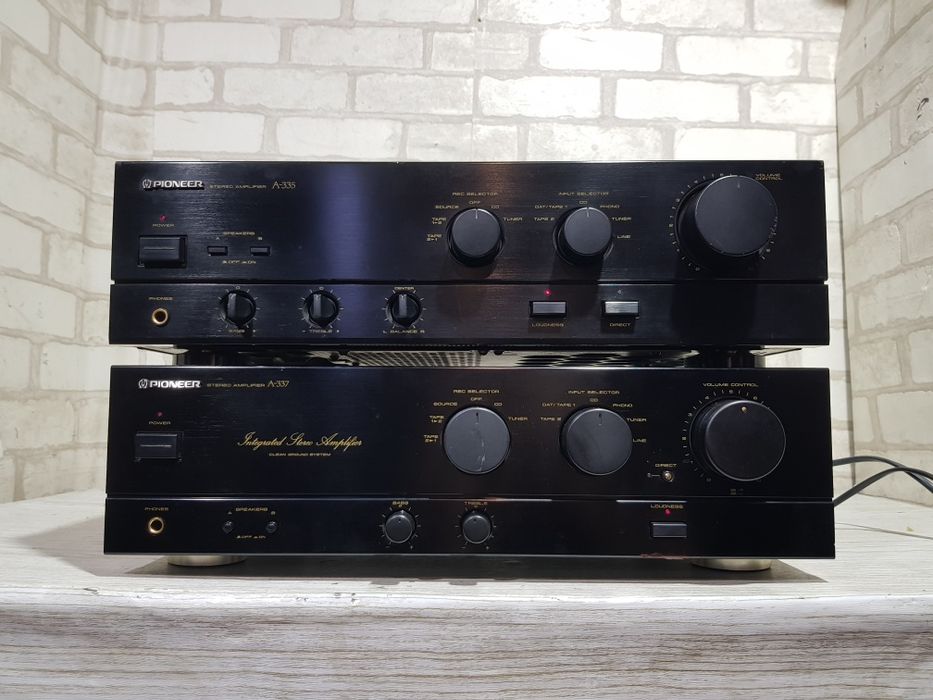 Стерео підсилювач PIONEER A-335+2/337+1, *2x90 Вт, б/у з Німеччини