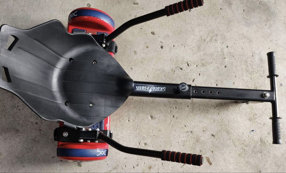 Hoverboard com assento kart, carregador e saco de transporte
