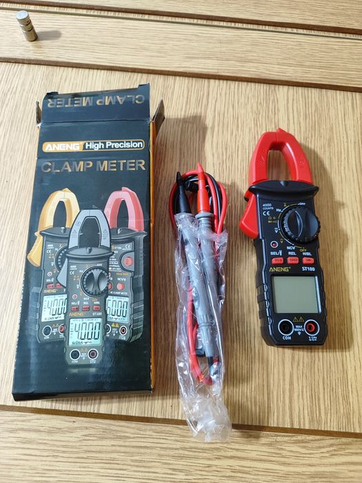 Miernik multimetr cęgowy aneng ST180