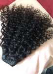 Cabelo humano cacheado 100g 50€