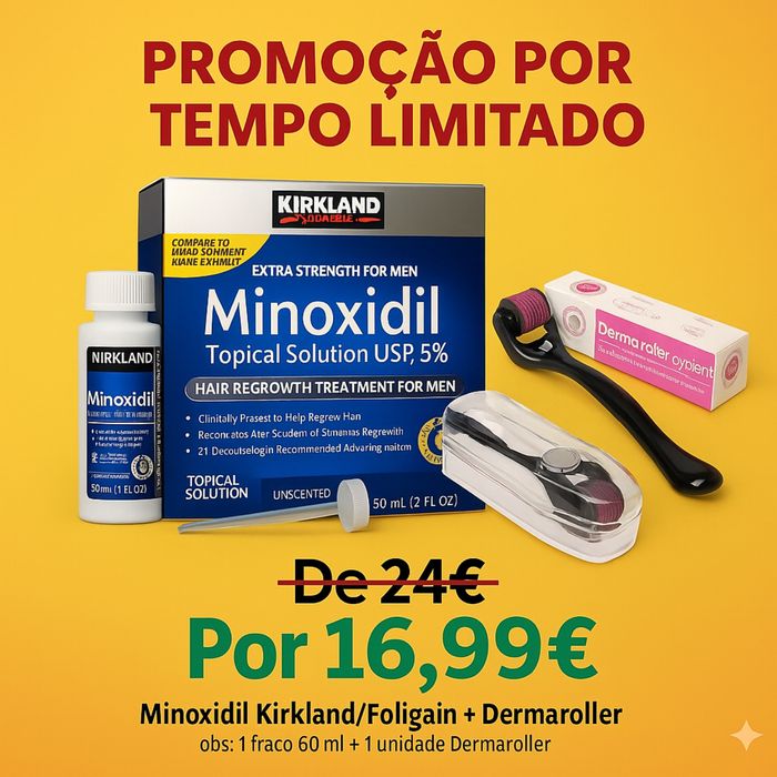 Minoxidil Foligain lacrado Lisboa-Porto-Braga
