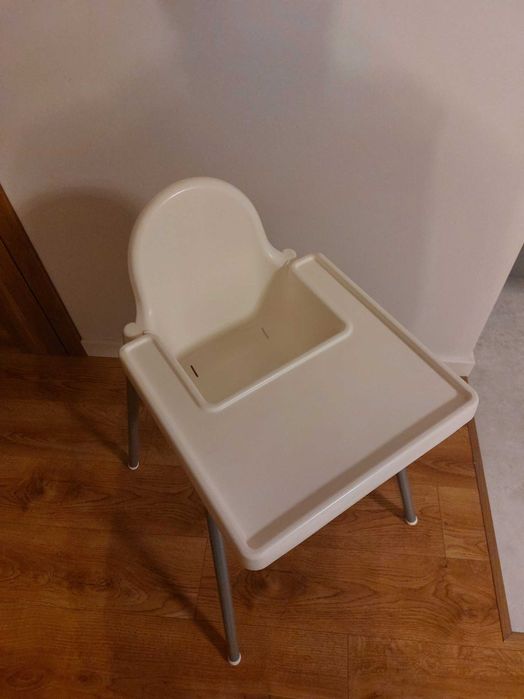Krzesełko Antilop Ikea z pasami i poduszką