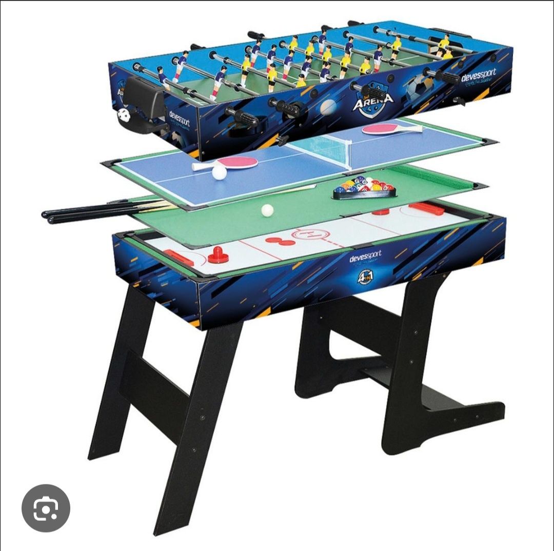 Mesa multijogos 4 em 1 nova devesport