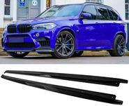 Dokładki Listwy Pod Progi BMW X5 F15 F85 X6 F16 CZARNY POŁYSK / CARBON
