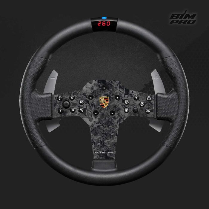 Naklejki na kierownicę FANATEC CSL P1 V2 - różne wzory matowy laminat