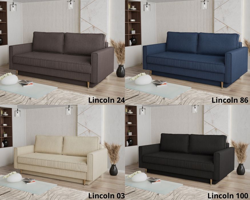 Kanapa Kopenhaga sztruks Dl sprężyna bonell funkcja spania