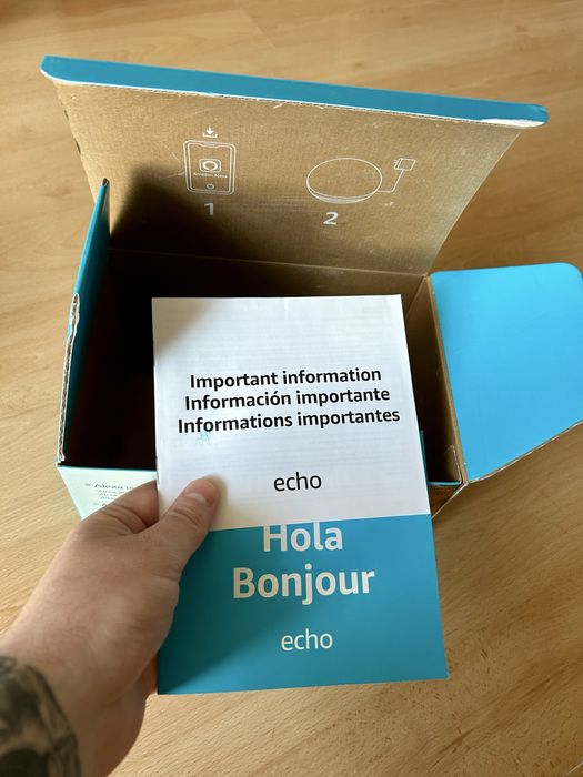 Смарт колонка Amazon Echo Dot. Портативна акустика Alexa