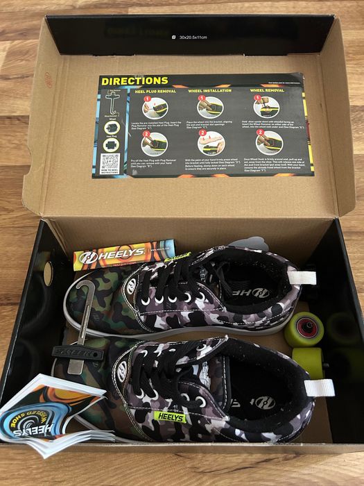 Ролікові кросівки Heelys оригінал, кросівки з колесами 36-36,5 розмір