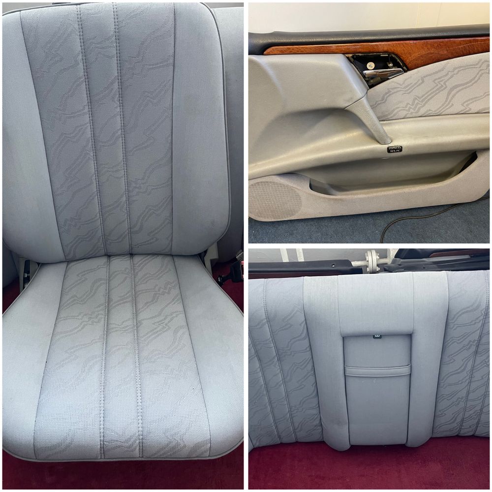 Mercedes W210 środek KOMPLET (fotele, tapicerka)