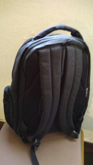 Mochila, multifuncional, preta.