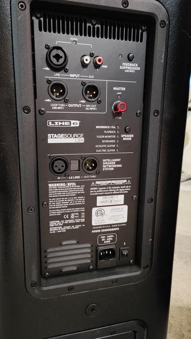 PA Line6 com 2 Tops L3m e 1 Sub L3s