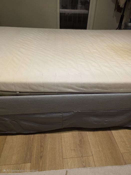 Cama casal e colchao juntos