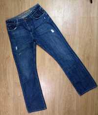 Tommy Hilfiger premium bootcut 32/34 niebieskie jeansy straight