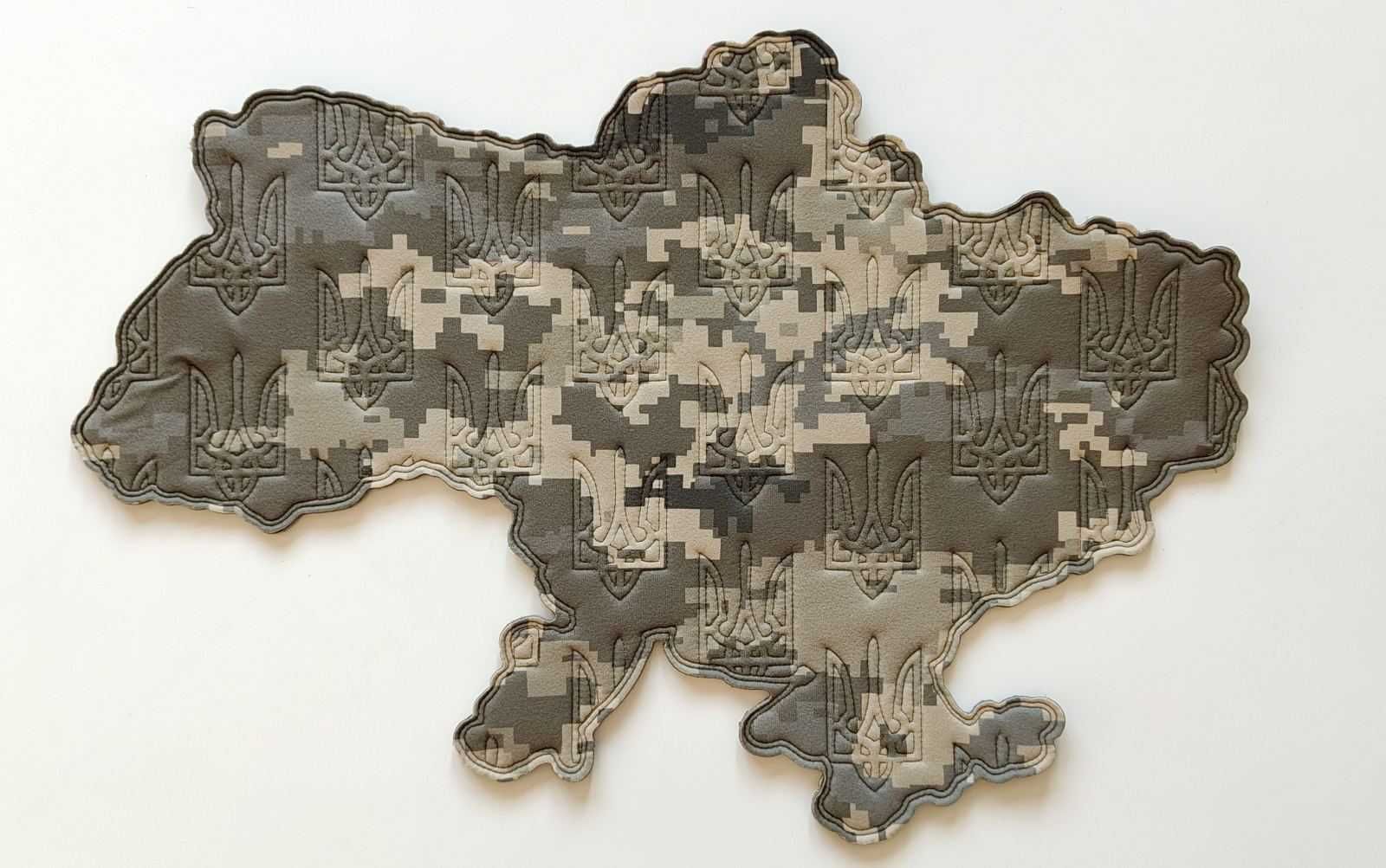 Панель для нашивок и шевронов карта Украины 70*49 см