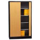 Armário Persiana 1980x1200x420mm Cinza ou Preto com 4 Prateleiras Novo